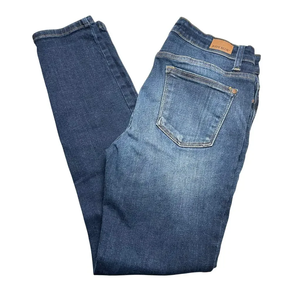 Judy Blue | Women | Joanne Dark Wash Mid Rise Skinny Fit Denim Jeans | Size 29
